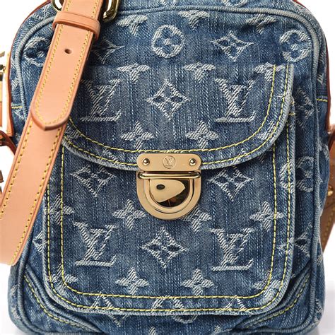 louis vuitton denim wallet|louis vuitton denim camera bag.